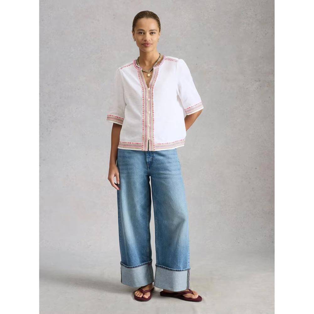 White Stuff Lizzie Embroidered Top